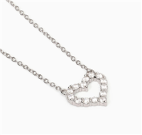 Collana Mabina Donna HAPPY LOVE in Argento Zircone 553681 - 553681